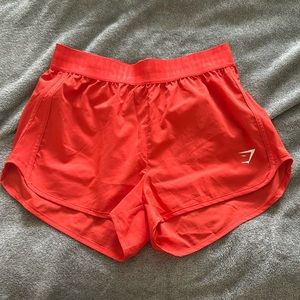 Orange Gymshark Training Shorts